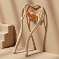 thumbnail image 2 of MERIGLARE Neck Shoulder Self Massager Hand Roller Shoulder Relaxer S‐Shaped Curve Design Orange, 2 of 9