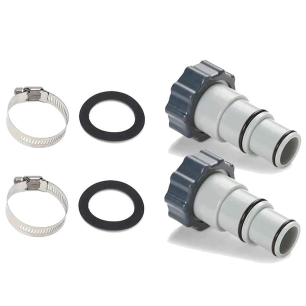 Kits adaptadores de manguera para bombas de conexión roscada Intex Piezas de piscina Hugtrwg Para estrenar