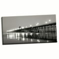 thumbnail image 1 of Gango Home Decor Pier Night Panorama I 4 Pack by Lee Peterson (Ready to Hang); One 36x18in Hand-Stretched Canvas, 1 of 4
