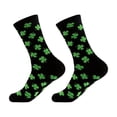 thumbnail image 4 of Fewfanhot St.Patrick's Mid-Calf Knitted Socks Refreshing Unisex Sports Socks Ventilated Odor-Resistant Design for St.Paddy's Day Gifts, 4 of 5