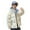 White, variant on Odeerbi Kids Boys Girls Hooded Puffer Jacket Halloween Skeleton Winter Coats Thermal Padded Coat Down Jacket Warm Clothes 5-16 Years Kids Long Sleeve Outerwear Heavy Coat Black
