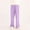 Purple, variant on Kids Pants Solid Split Straight Home Casual Trousers With Pockets