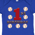 thumbnail image 4 of Inktastic First Birthday Baseball Boys Baby Bodysuit, 4 of 5