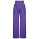 thumbnail image 4 of ICHUANYI Clearance Women's Casual Straight Solid Color High Waist Suit Pants With Pocket(Purple, XL) ICHUANYI WER2023081205038, 4 of 9