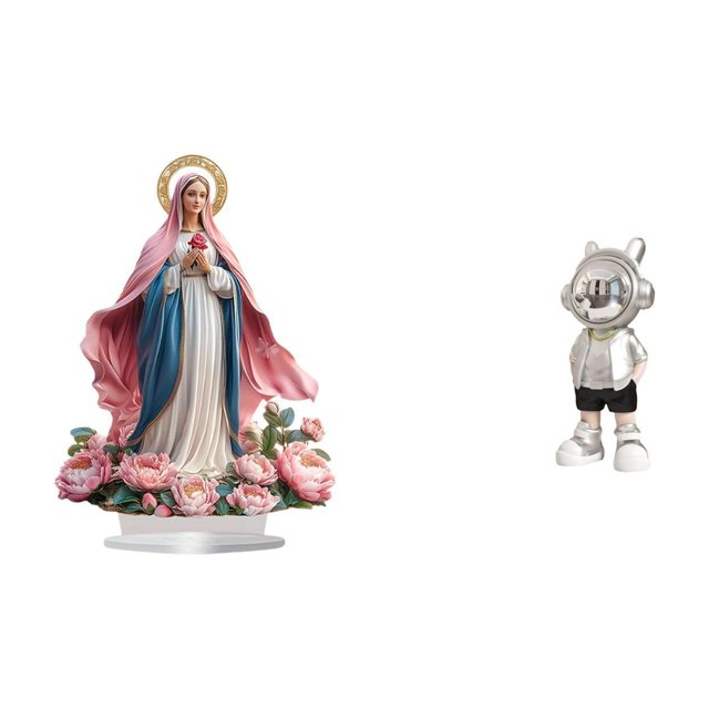 Figura Decorativa Moderna Y Creativa De Astronauta Acrílico Para Mesa, Con Base, Ideal Para Fiestas, Hogar, Estantería, Festivales O Dormitorio.