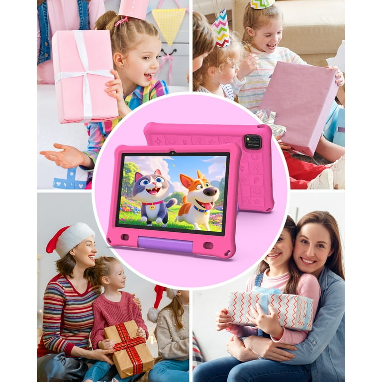 FITIFUN 10.1 inch Kids Tablet Android 15, 3GB RAM 64GB ROM 1TB