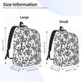 thumbnail image 4 of Xecao Hand Drawn Snake for Canvas College Laptop Backpack, Durable Rucksack Travel Notebook Bag School Backpack Book Bag for Men Women, 4 of 8