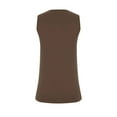 thumbnail image 4 of Vmvidoty Loose Fit Tank Tops for Women Casual Crewneck Sleeveless Shirts Summer Plus Size Blouses 2026 Coffee XXL, 4 of 6