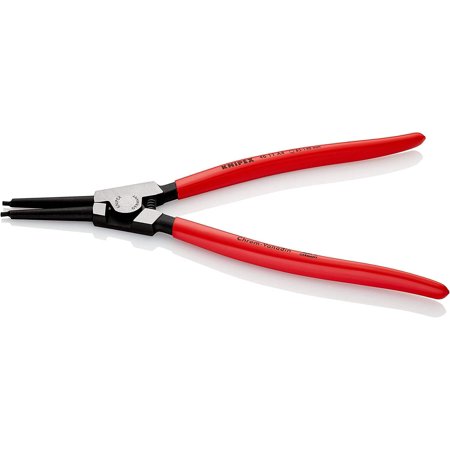 

KNIPEX Tools - Circlip Pliers External Straight 3 11/32 -5 1/2 Shaft Dia. (4611A4) 12.75 Black