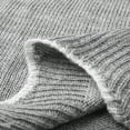 thumbnail image 4 of GigrtiJin Womens Scalloped V Neck Sweater Long Sleeve Knitted Fuzzy Fleece Chunky Loose Pullover Sweaters Tops, 4 of 7