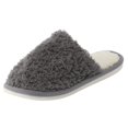 thumbnail image 1 of PEASKJP Winter Slippers for Men Comfortable Cozy Memory Foam Scuff Slippers,Gray 40, 1 of 5