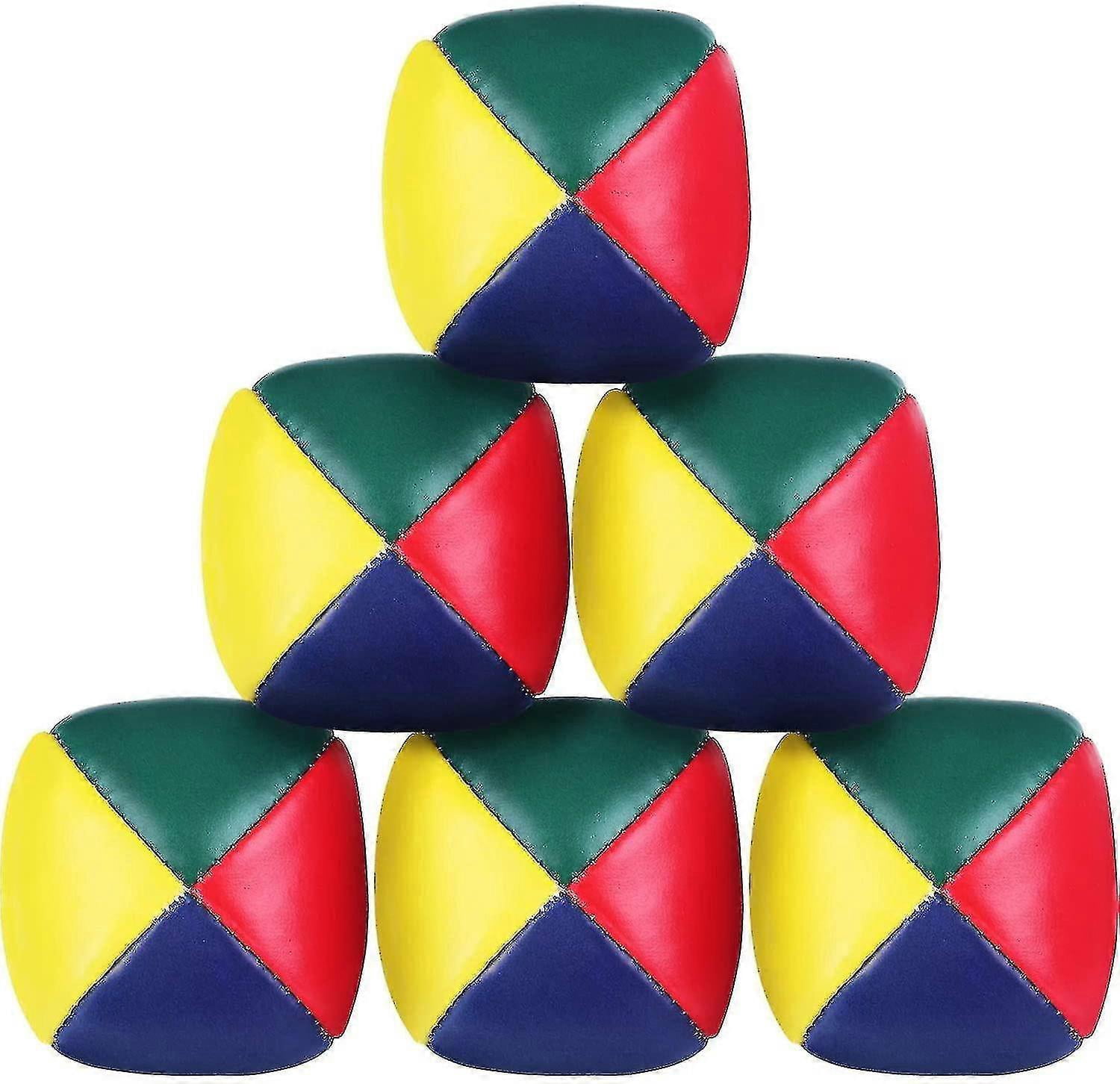 Balles De Jonglage 8 Pièces – En Cuir PU, 5 Cm, Multicolores – Pour Enfants Et Débutants – Sac à Haricots, Cirque