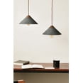 thumbnail image 2 of EURI LIGHTING SUMMIT MOUNTAIN CONCRETE PENDANT Dark Grey, 2 of 5
