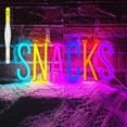thumbnail image 1 of Letrero de Neón JIARODEY "Snacks" Colorido con Luz USB Regulable, 1 of 6