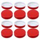 thumbnail image 1 of Tapas de metal de sellado 12pcs Tapas de tinplaste a prueba de fugas Tapa de tarro de masón para botellas, 1 of 5