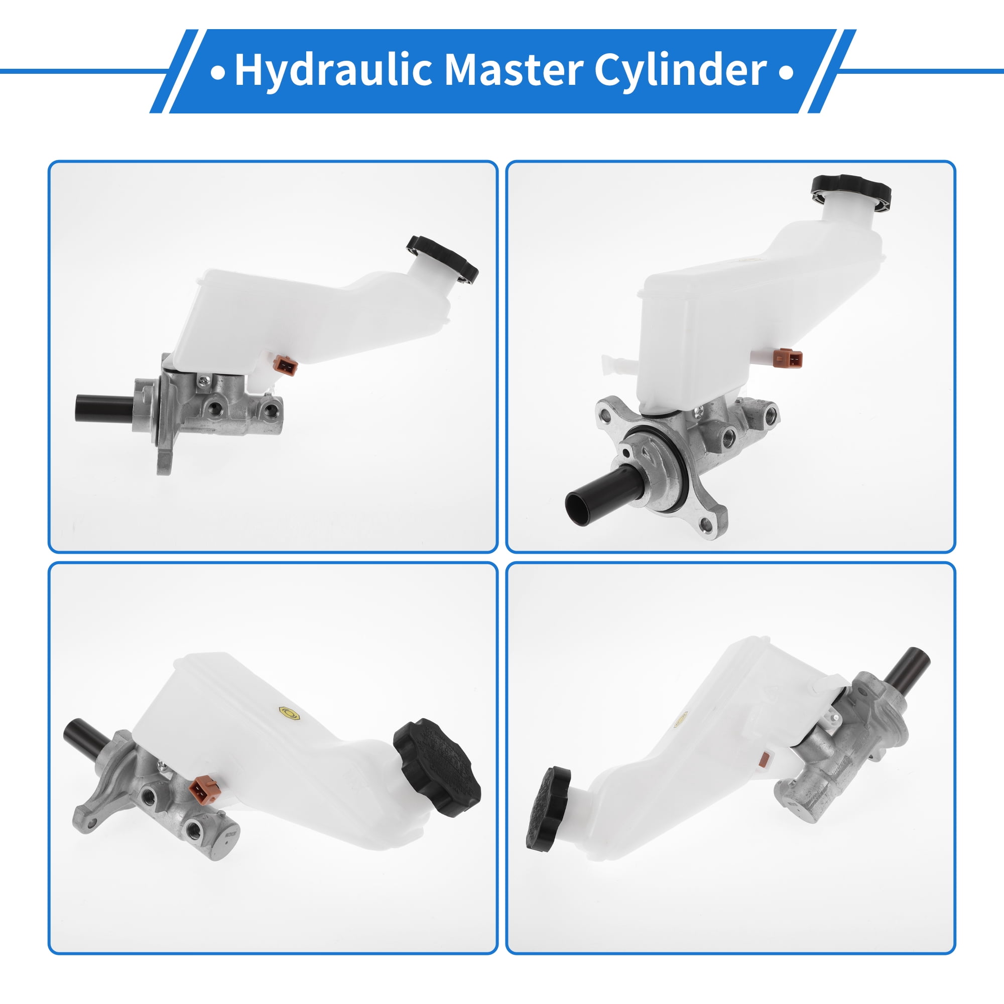 Unique Bargains 1 Pcs Brake Master Cylinder for Hyundai Elantra 2017-2019 Durable Aluminum Alloy,Plastic Engine Compartment Hydraulic Master Cylinder with Reservoir