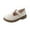 B-60Beige, variant on MEZZALL Girls Sandals Hollow Design On Soft Sole Casual Shoes Kids Solid Color Cozy Child Shoes