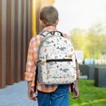 thumbnail image 5 of Uemuo Sea Creatures Printed Student Durable Water-resistant Backpack,Travel Backpack,Outdoor Activities Backpack, Laptop Backpack, Multi-compartment Backpack, 5 of 5
