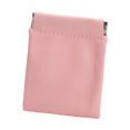 thumbnail image 4 of Bolsa de maquillaje de cuero sintético, pequeña, mini, de viaje, portátil, impermeable, organizador de joyas, estuche para lápiz labial, auriculares y Rosa 7x9cm, 4 of 8