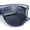 Blue - Black, variant on Iconic Oversize Retro Horn Rim Hipster Fashion Plastic Sunglasses Black - Smoke