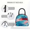 thumbnail image 4 of Balery Aurora Borealis Village Bolsa de Almuerzo para Mujeres, Caja de Almuerzo, Bolsa de Almuerzo Pequeña Impermeable, Tote de Almuerzo Reutilizable con Gran Capacidad, 4 of 6