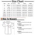 thumbnail image 2 of Awdenio Mens Tops Solid Summer Short Sleeve Stand-up Collar Button Blouse Shirt Durable Everyday Wear,Size M-5XL, 2 of 8