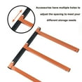 thumbnail image 4 of Homydom Wood Organizer and Lumber Storage Metal Rack with 3-Level Wall Mount, 2 Pack, 4 of 5