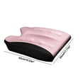 thumbnail image 3 of TZYUDK Car Seat Cushion Enhanced Support Thickened Padding All Season Use Universal Fit Vehicle Office Comfort Ergonomic Design Pink 100%Polyester, 3 of 6