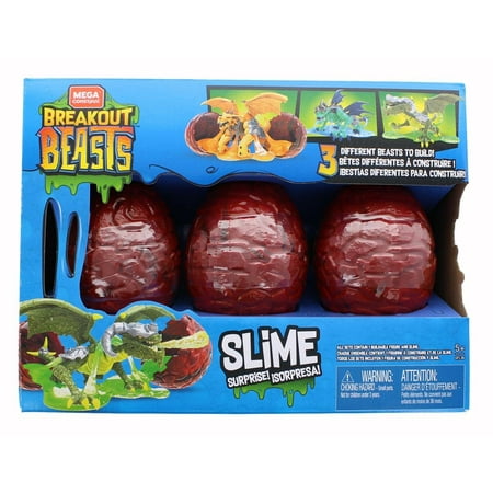 Mega Construx Breakout Beasts Slime - Blue Slime Set of (Best Breakout Board For Mach3)