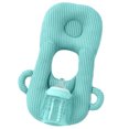 thumbnail image 2 of Cojín de autoalimentación para bebé, almohada de lactancia de fibra reciclada transpirable multifuncional, soporte para biberón verde, 2 of 9