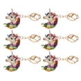 thumbnail image 4 of Rhinestone Keychain,6pcs Rhinestone Keychain Fashion Animal Keychain Bag Pendant Keychain Meticulously Designed, 4 of 14