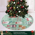 thumbnail image 6 of FMSHPON Christmas Xmas Christmas Tree Skirt Stand Mat for Holiday Party Decoration Indoor Outdoor 48 inches, 6 of 6
