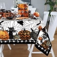 thumbnail image 4 of Square Halloween Tablecloth 60 Inch, Halloween Spider Web Tablecloth Square, Halloween Table Cloths Square, Halloween Square Table Cloth Decor, 4 of 5