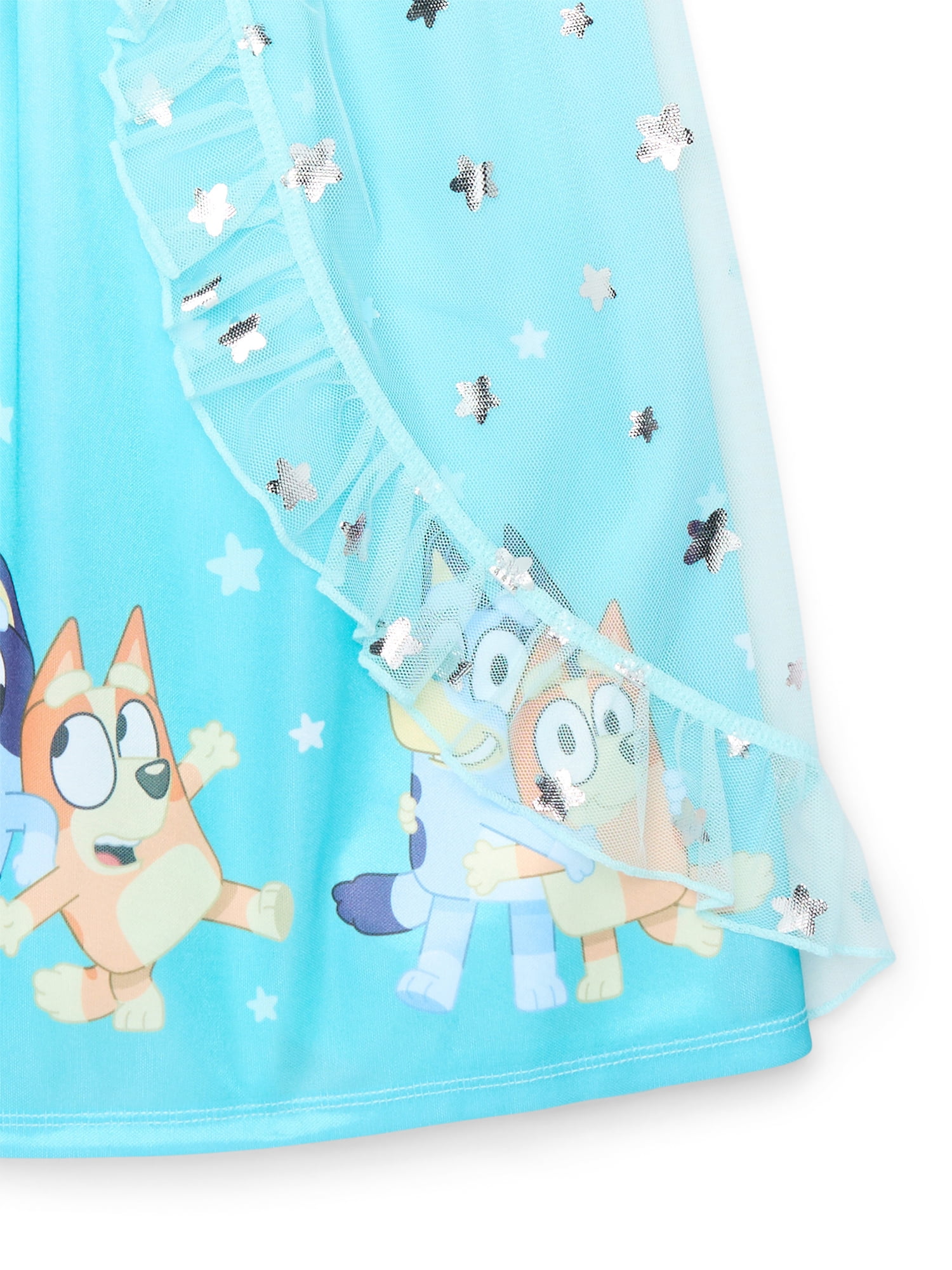 Bluey Girls Fantasy Dress Gown, Sizes 4-12