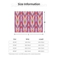 thumbnail image 4 of YFYANG Lightweight Warm Flannel Blanket, Pink and Purple Abstract Texture Throw Blanket for Bed, Sofa, Travel, Camping, 60"x50", 4 of 7