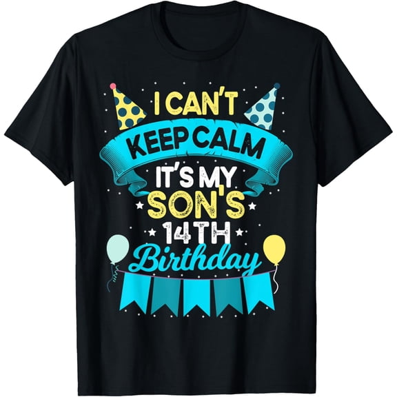 Exquisite and comfortable-14 Years Old Son Birthday Gift It's My Son 14th Birthday T-Shirt