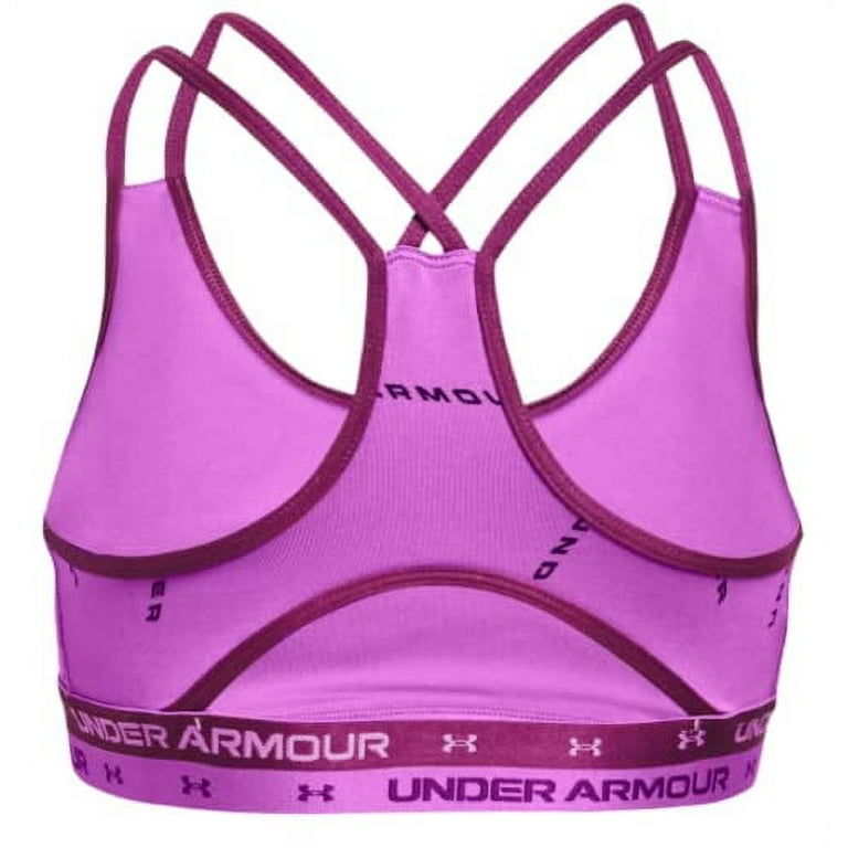 Under Armour Girls' HeatGear Armour Novelty Sports Bra Purple (YSM)  1362878-568