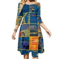 thumbnail image 1 of Vestido ajustado con escote cuadrado y elegante de talla grande para mujer, vestido deportivo de motor medio X1/9 plano, estilo italiano Bert Car, 1 of 6