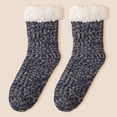 thumbnail image 2 of Cozy Lined Thermal Knee High Stockings For Women Warm Winter Hosiery Sleep Spa Slipper Socks, 2 of 4