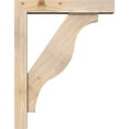thumbnail image 3 of Ekena Millwork 5 1/2"W x 28"D x 36"H Funston Block Smooth Bracket w/ Offset Brace, Douglas Fir, 3 of 25