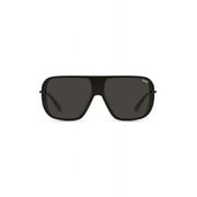 Quay Australia Take A Number Shield Sunglasses Black Smoke Polarized
