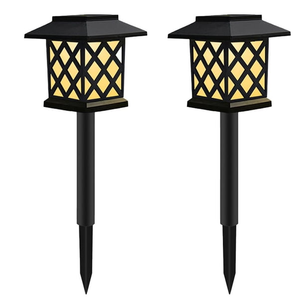 De Luces Solares Para Césped, 2 Modos De Iluminación, Luces De Paisaje Alimentadas Por Energía Solar Ajustables, Luces De Camino Impermeables Ip55 Para Jardín Y Patio Trasero 2 Uds. Moyic HA018043-00