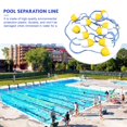 thumbnail image 3 of YUEWO 18' Swimming Pool Safety Float Line Divider Rope Kits with 2 Pre-Assembled Stainless Hooks Pool Accessories for Inground Swimming Pool, 3 of 7