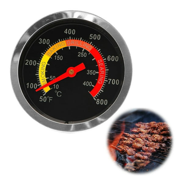 Stainless Steel Barbecue BBQ Smoker Grill Temperature Gauge 10-400℃