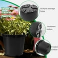 thumbnail image 6 of 5 Gallon 12 Inch Plastic Nursery Pots, Plant Containers with Drainage Holes, Round Sturdy Garden Planters for Indoor/Outdoor Greenery, Gardening Gifts for Women (5-Pack, Black), 6 of 10