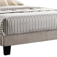 thumbnail image 4 of Benjara California King Platform Bed with Channel Tufting, Gray, 4 of 5