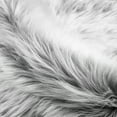 thumbnail image 2 of Deluxe Ultra Soft Faux Sheepskin Fur Series Fluffy Decorative Indoor Shag Area Rug, 2 x 3 Feet Rectangle, Black and White, 1 Pack, 2 of 5