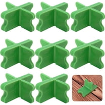 8 Pcs ABS Deck Spacer Tool,4 Thicknesses Deck Board Spacers(1/16", 1/8", 3/16", 1/4"),Green Deck Spacers Assorted for Pressure Treated Composite Decking