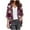 Wine, variant on Women's Cardigan Floral Print Chiffon 3/4 Sleeve Open Front Lightweight Breathable Cover Up Casual Top for Summer Outfits