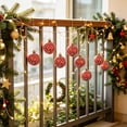 thumbnail image 3 of 6Pcs Christmas Ball Ornaments Set, 2.36 Inch Shatterproof Plastic Xmas Tree Baubles, Holiday Hanging Decor for Christmas Tree Wreath Party, 3 of 9